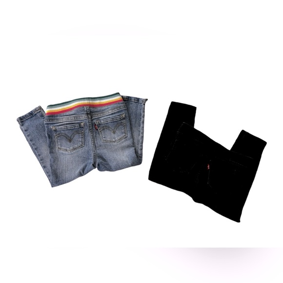 Toddler Girl’s Levis Skinny Fit Pull on Jeggings Bundle 24 months - Picture 2 of 14